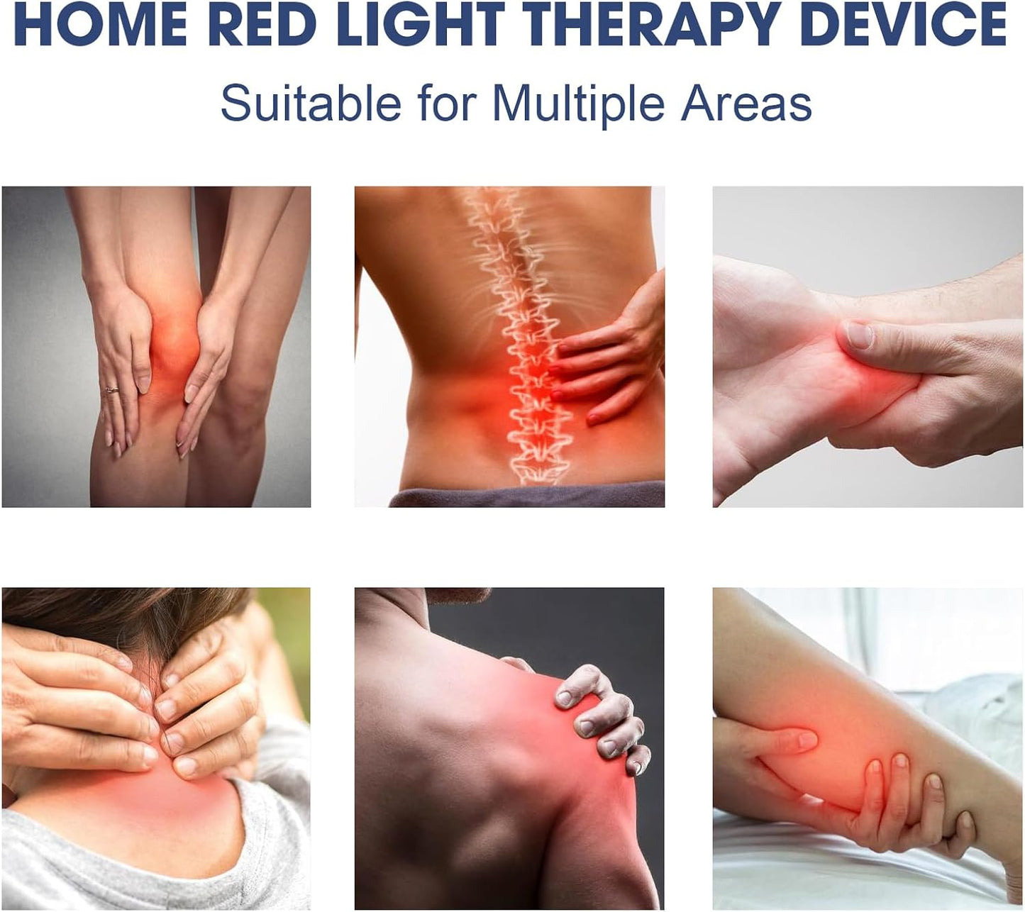 Red Light Therapy Massager Stick, Effective Infrared and near Infrared Light Therapy Treatment Device, Red Light Therapy for Face, Rolling Massage Stick with Red Light Therapy for Body