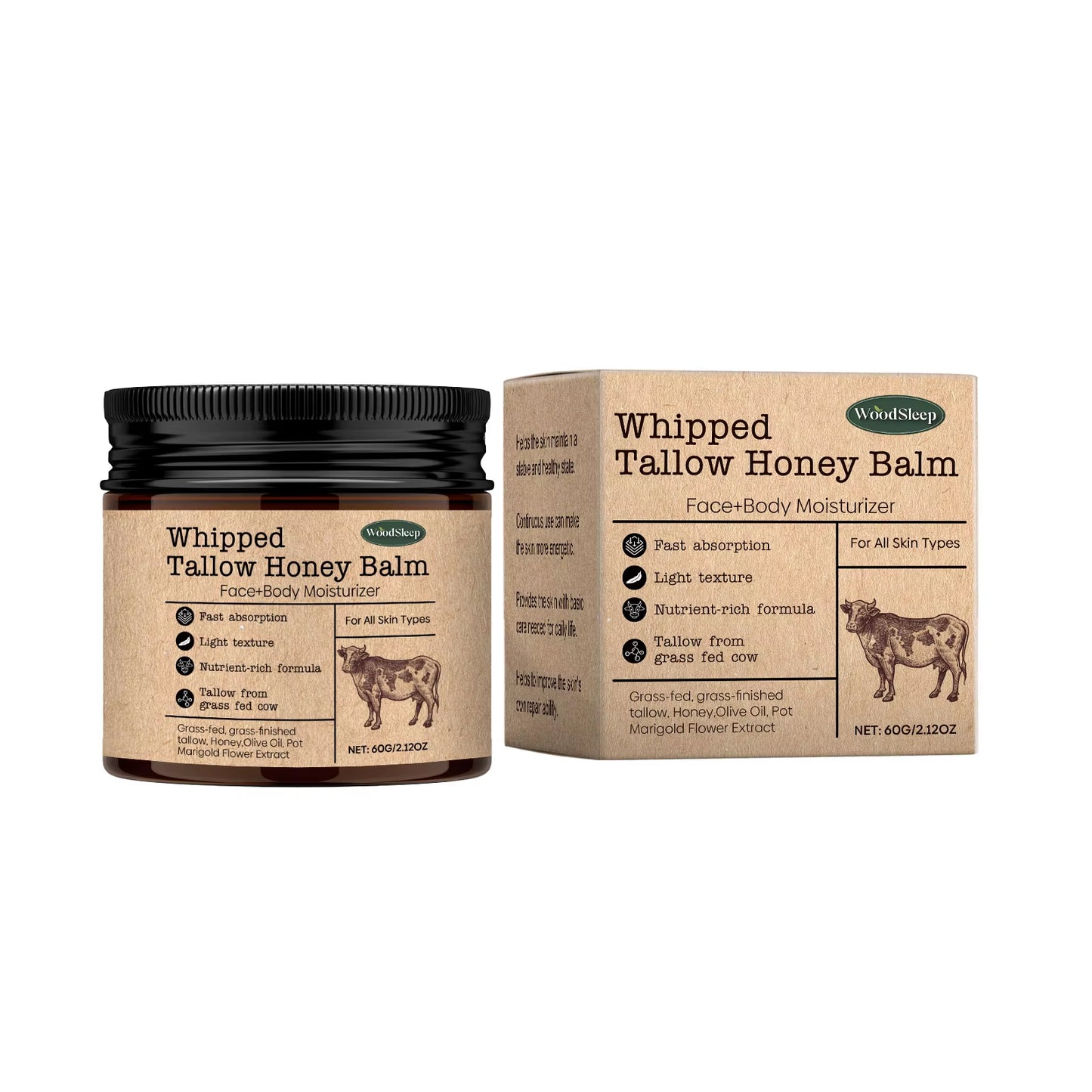 GlowMelt™ Whipped Tallow & Honey Skin Renewal Balm